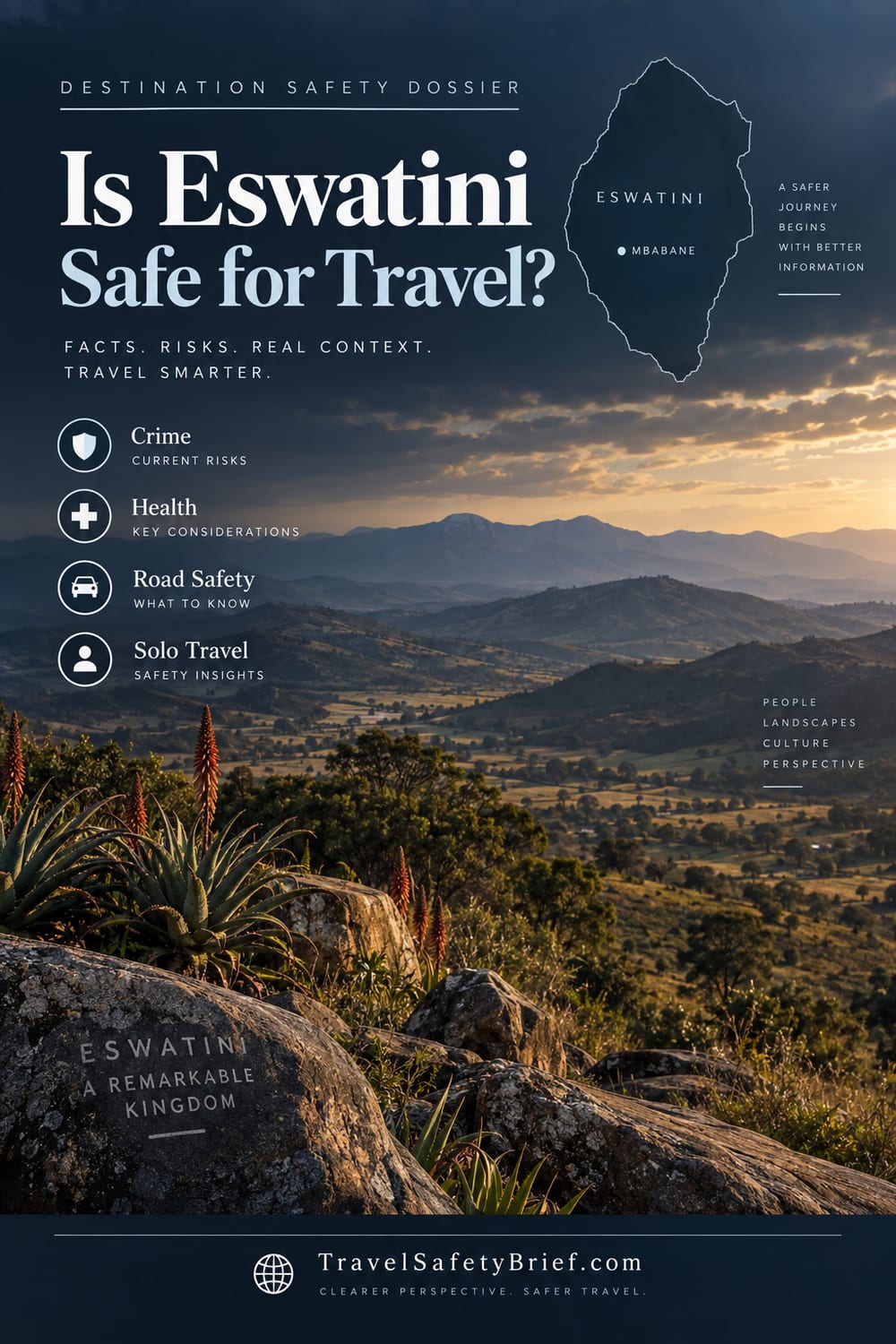 Pinterest pin: is Eswatini safe to visit? Travel safety at a glance