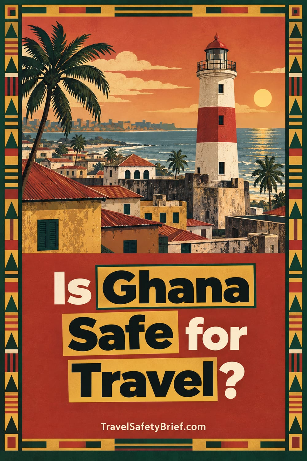Pinterest pin: is Ghana safe to visit? Travel safety at a glance